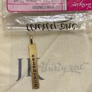 Thirty-One Gold Reva Stamp Charm